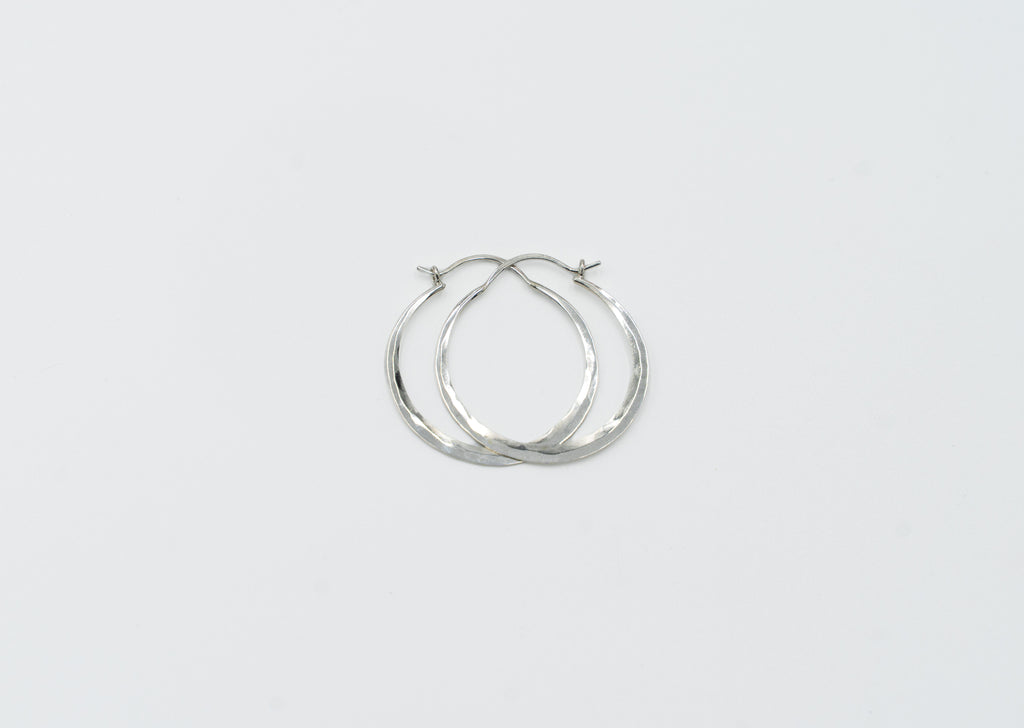 Hammered Hoops - Medium