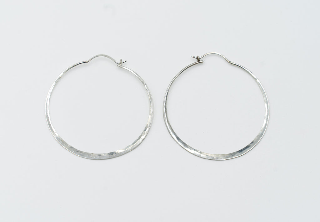 Hammered Hoops - Large