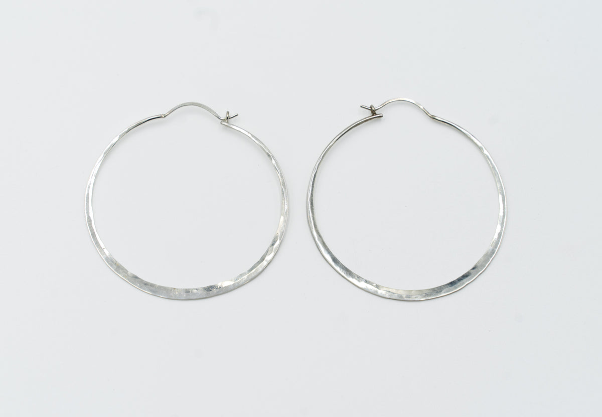 Hammered Hoops - Large