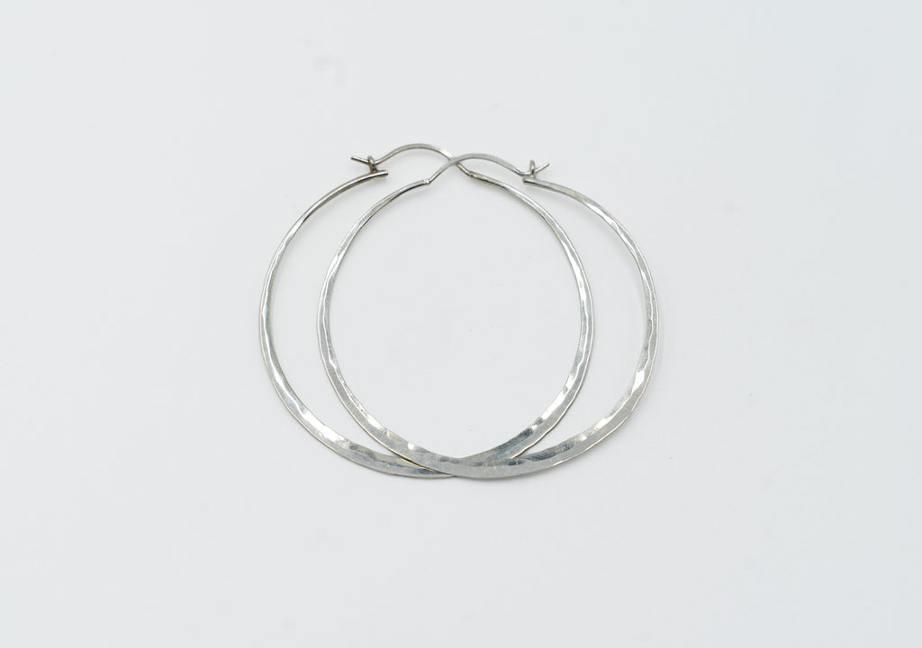 Hammered Hoops - Large