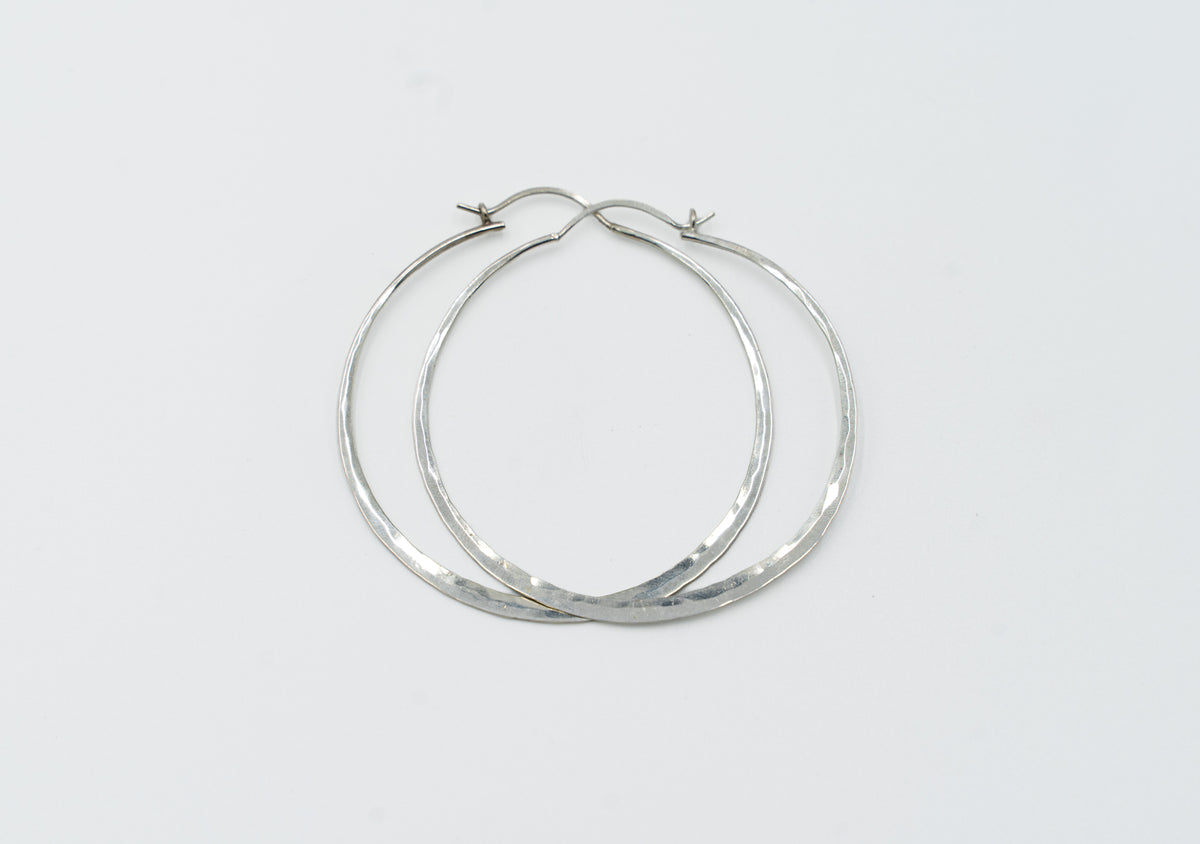 Hammered Hoops - Large