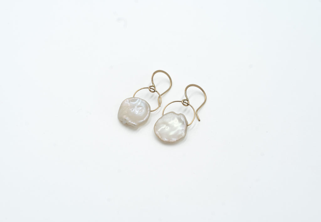 Keshi Pearl Earrings