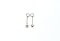 Charm Earrings - Pink Sapphire