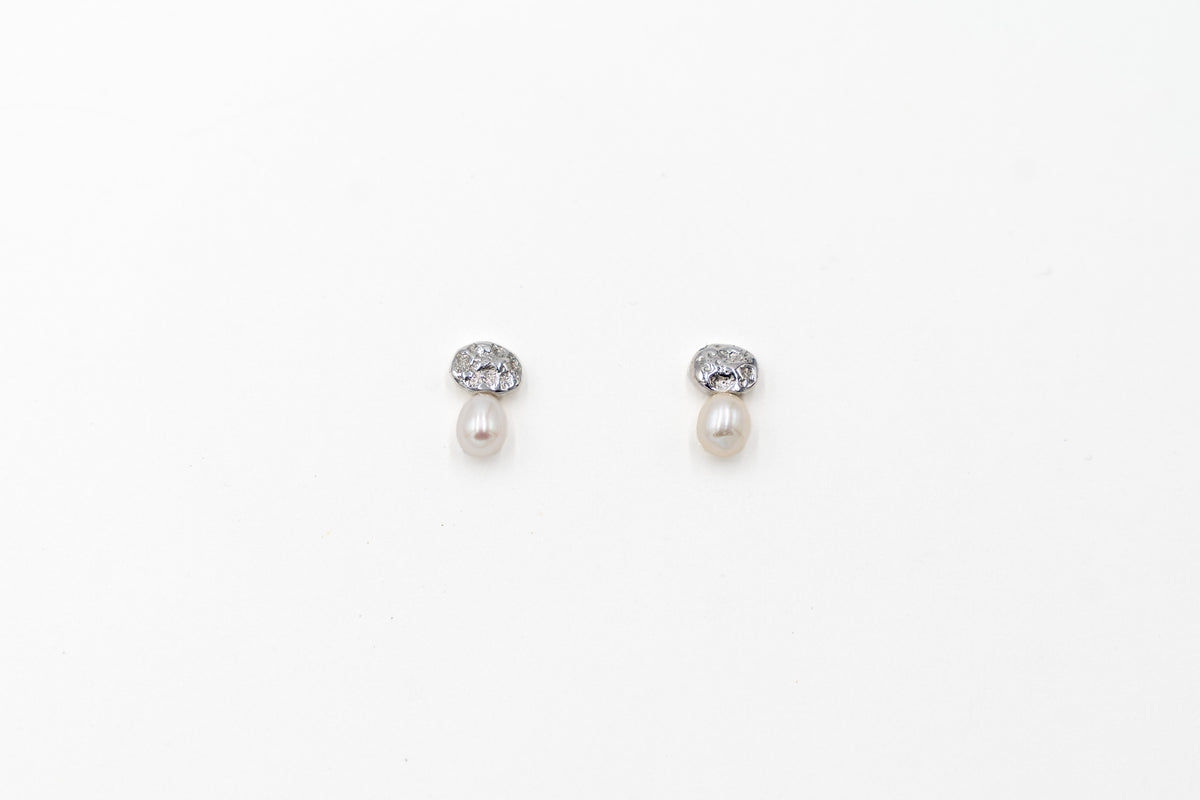 Nugget Pearl Earrings