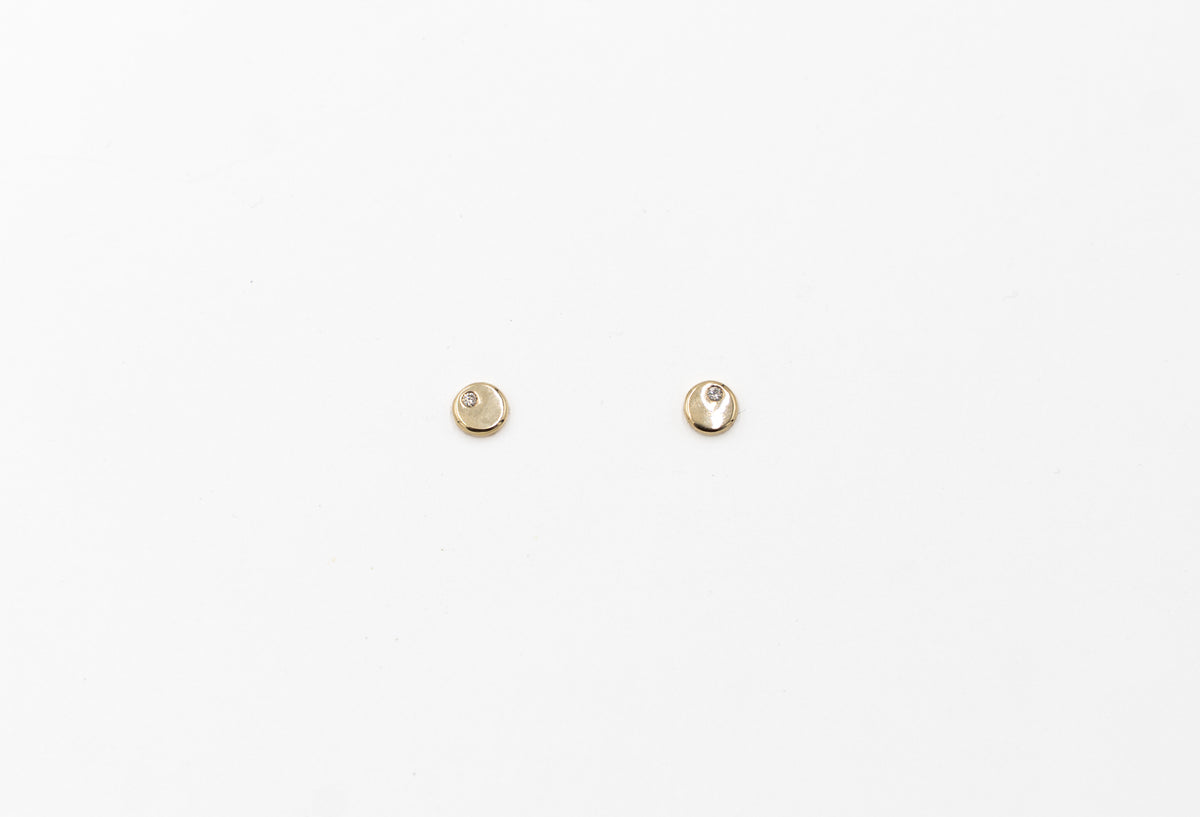 Diamond Disc Studs