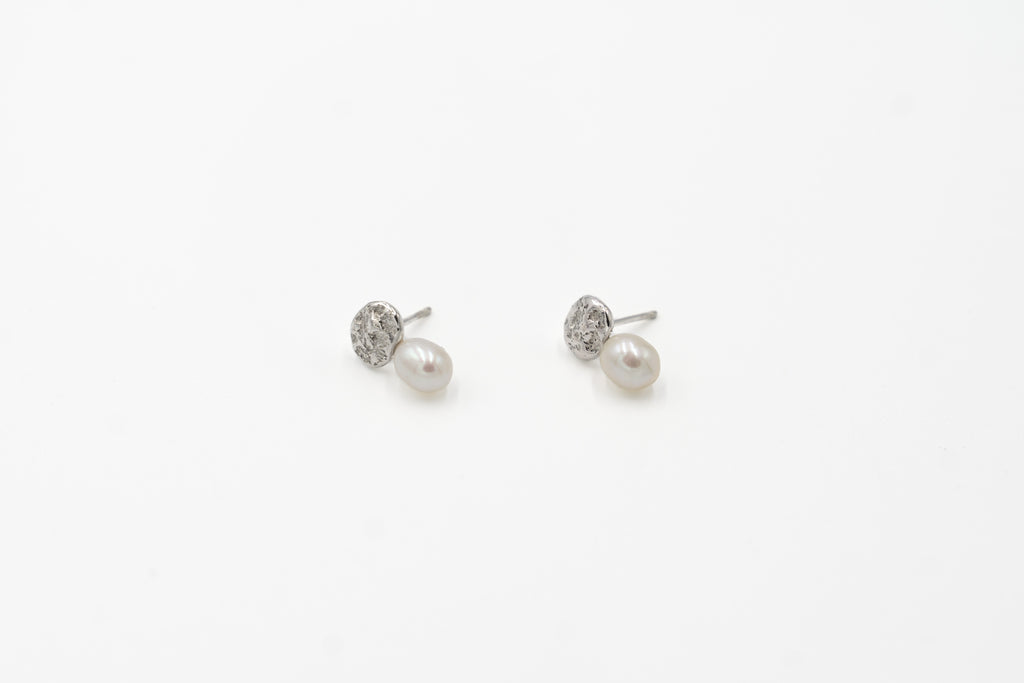Nugget Pearl Earrings