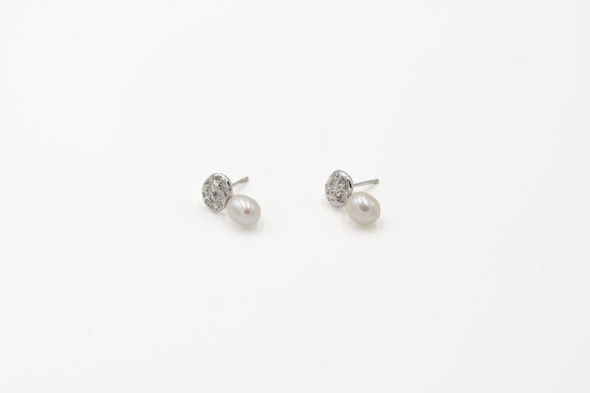 Nugget Pearl Earrings